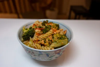 Salmon Pesto Pasta
