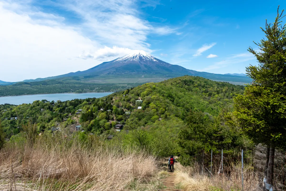 Mt Ishiwari, Mt Hirao and Mt Ohira: Lake Yamanakako hike