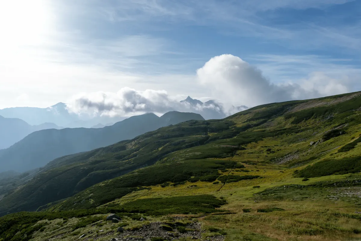 Mt Yari's distinctive peak