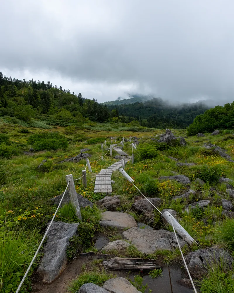 Mt Hiuchi and Mt Myoko