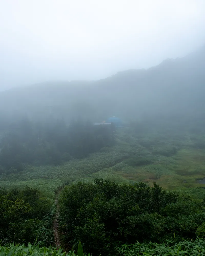 Mt Hiuchi and Mt Myoko