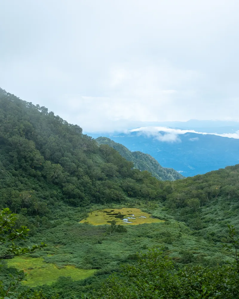 Mt Hiuchi and Mt Myoko