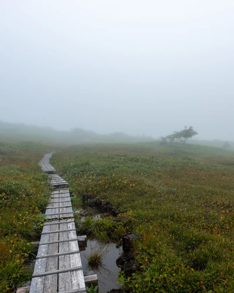Mt Hiuchi and Mt Myoko