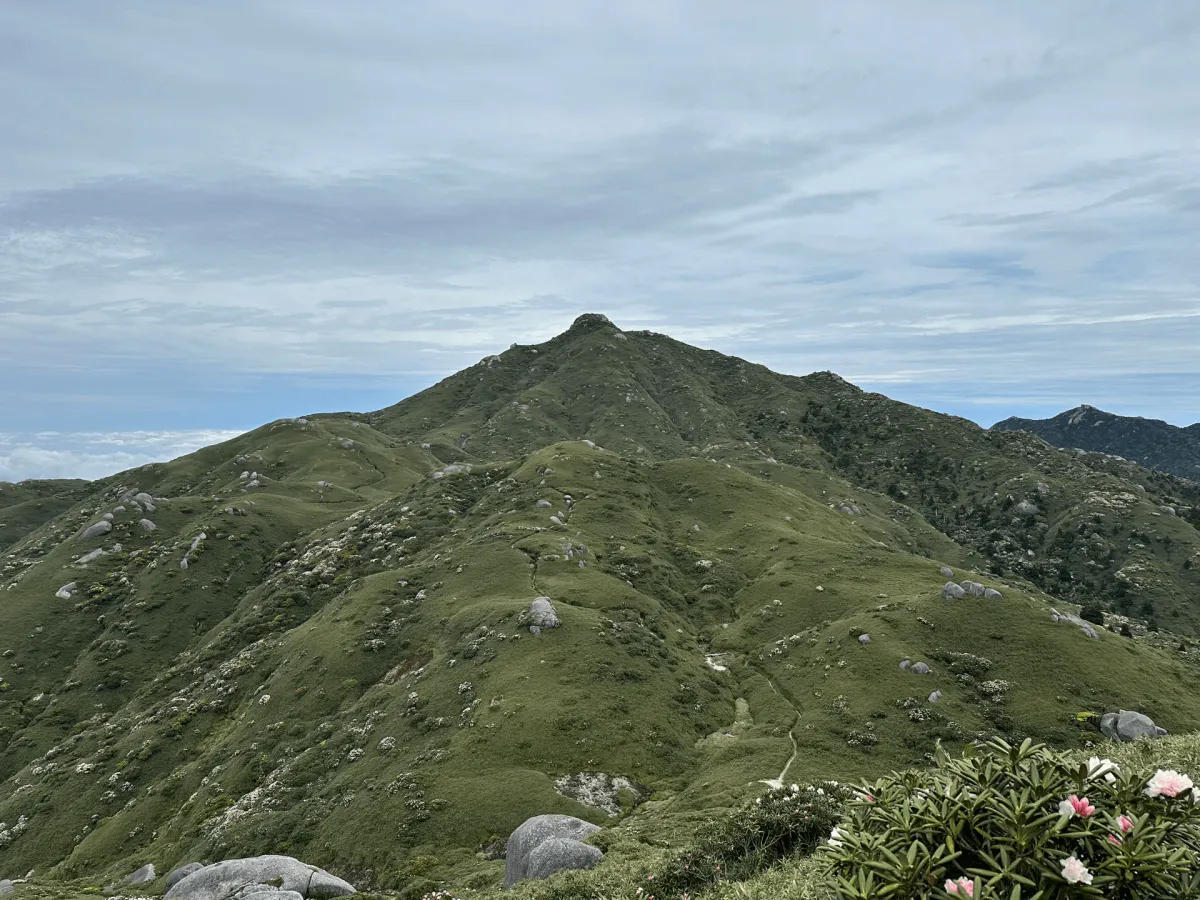 The peak of Mt Miyanoura