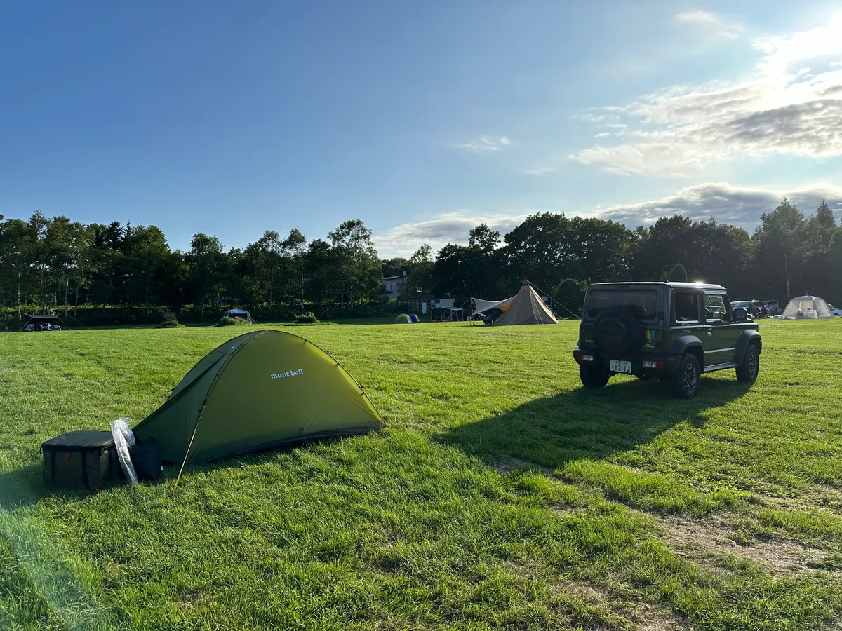 Camping in Hokkaido